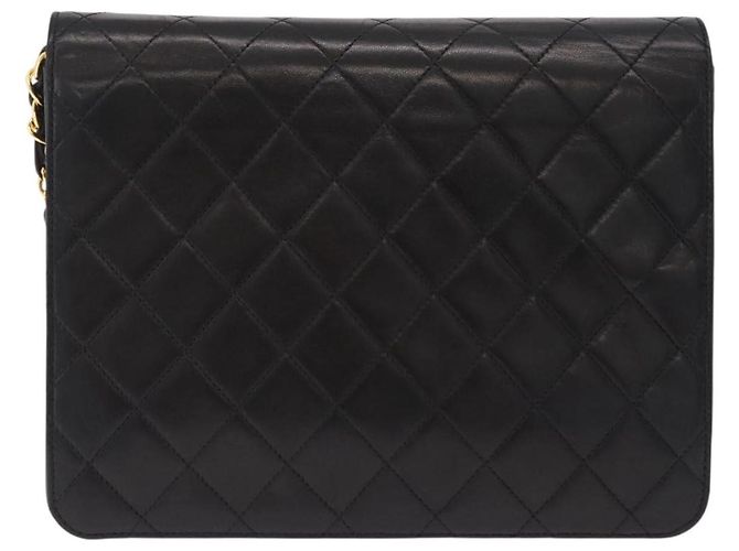 Chanel Vintage CC Square Flap Quilted Lambskin Medium - vue 2