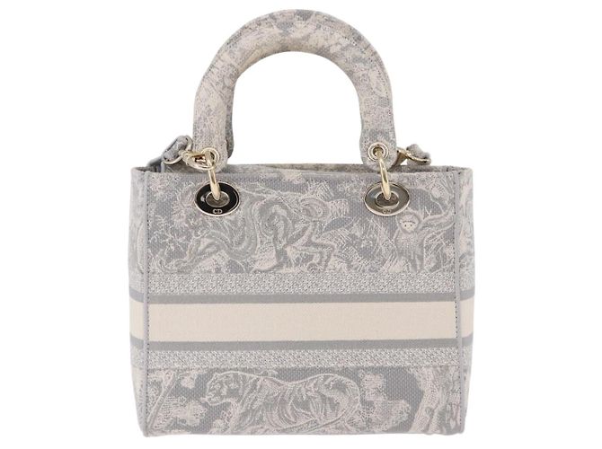 Christian Dior Lady Dior Besticktes Canvas Medium - Ansicht 2