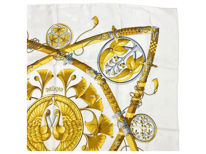 Hermès Lenço de seda Hermes Carre 90 - vista 4