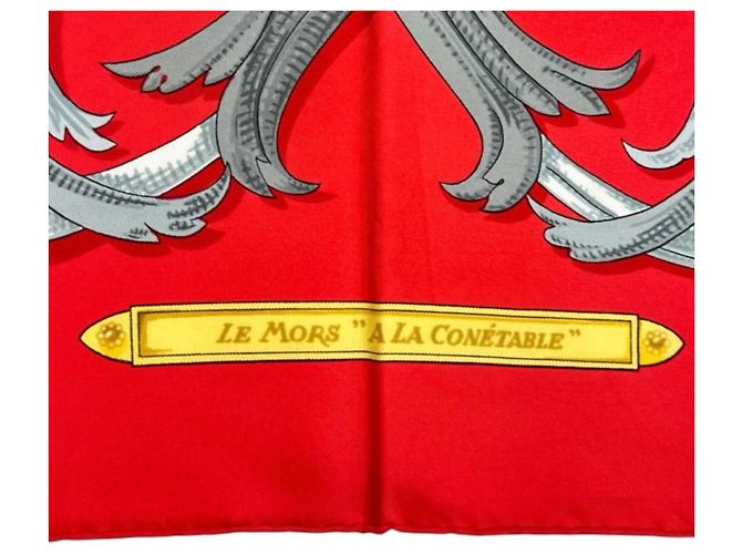 Hermès HERMES LE MORS A LA CONETABLE Seidentuch - Ansicht 7