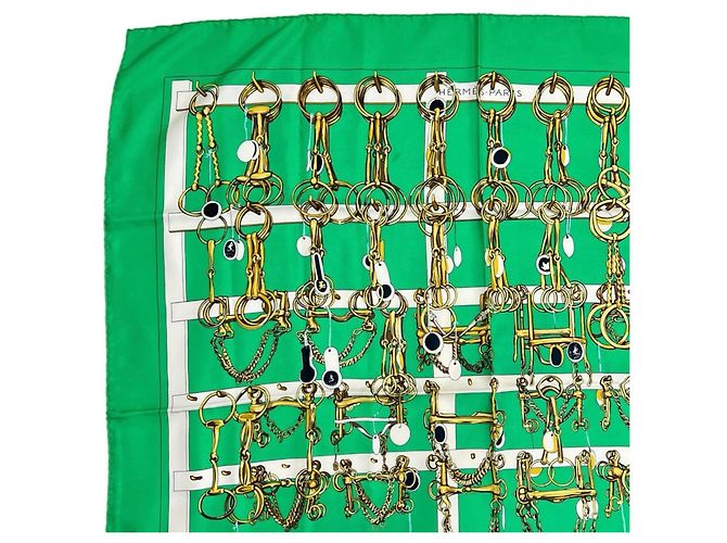 Hermès Foulard di seta Hermes Carre 90 - vista 3