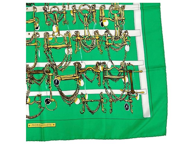 Hermès Foulard di seta Hermes Carre 90 - vista 5