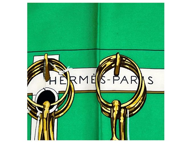 Hermès Foulard di seta Hermes Carre 90 - vista 8