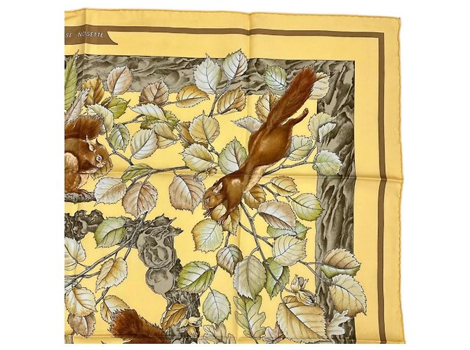 Hermès Foulard Hermes Casse Noisette - vista 4