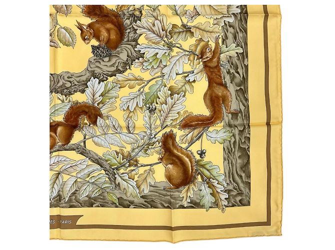 Hermès Foulard Hermes Casse Noisette - vista 6