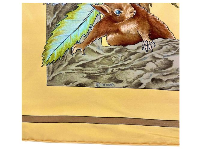 Hermès Foulard Hermes Casse Noisette - vista 7