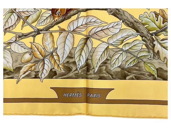 Hermès Foulard Hermes Casse Noisette - vista 8