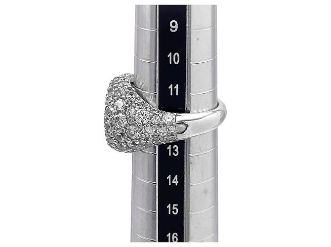 Anello Sigillo Vivienne Westwood Orb con Strass - vista 9