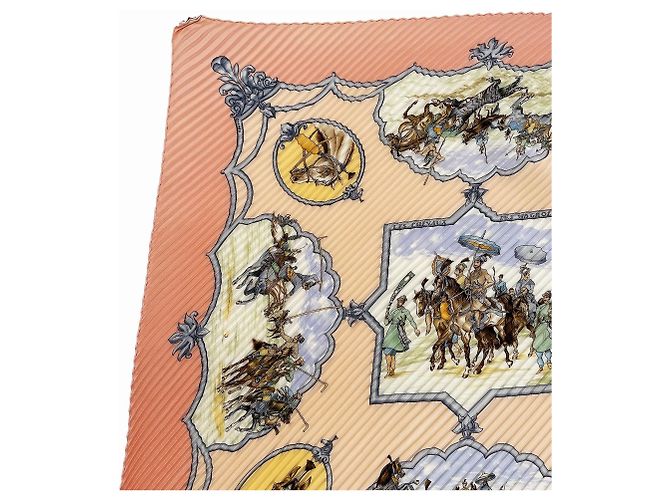 Hermès Hermes Carre 90 Seidentuch - Mughal Horses Design - Ansicht 3