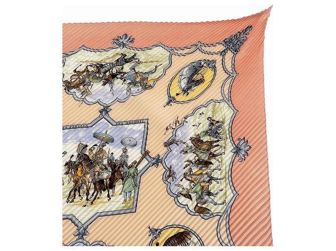 Hermès Hermes Carre 90 Seidentuch - Mughal Horses Design - Ansicht 4