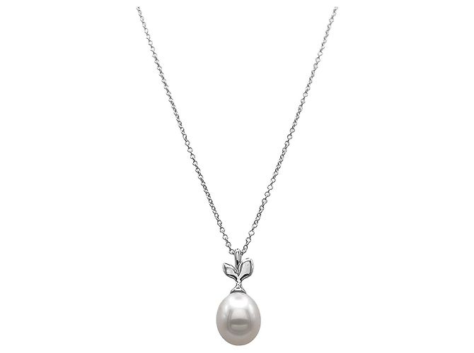 Autre Marque Collar de perlas Tiffany Olive Leaf - vista 2
