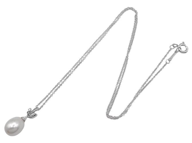 Autre Marque Collar de perlas Tiffany Olive Leaf - vista 3
