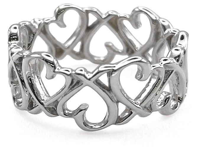Autre Marque Tiffany Loving Heart Band Ring - Ansicht 2