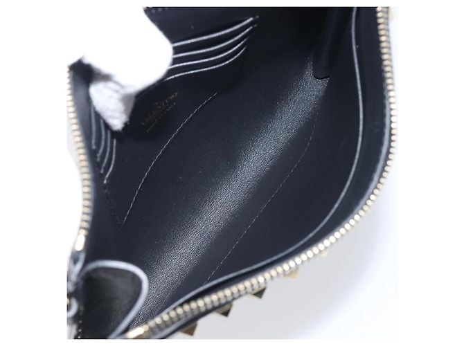 Valentino Garavani Rockstud Flat Wristlet Leather Medium - vista 5