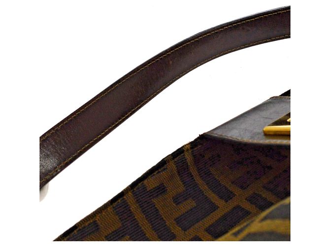 Borsa Tote Fendi Zucca Canvas - vista 7