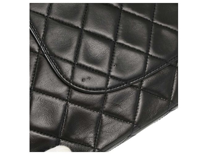 Chanel Vintage Classic Double Flap Quilted Lambskin Medium - vista 4
