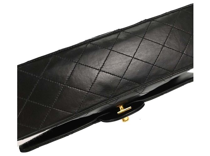 Chanel Vintage Classic Double Flap Quilted Lambskin Medium - vista 6