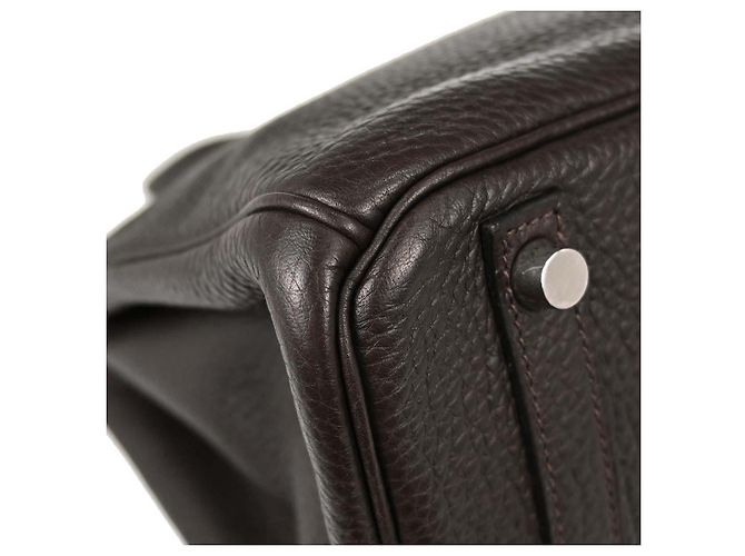 Hermès Hermes Birkin Chocolat Taurillon Clemence 30 - vista 5