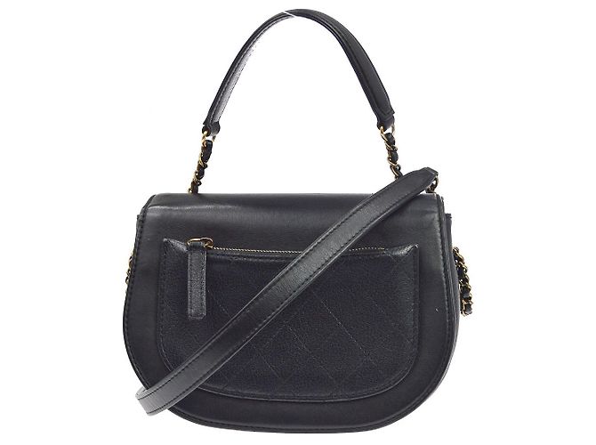 Chanel Coco Curve Flap Messenger in vitello e capretto matelassé Small - vista 2