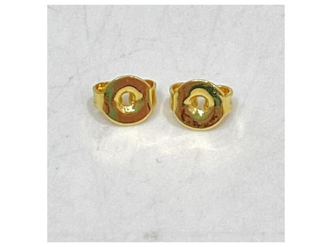Pendientes de botón Chanel I Love Coco Gold - vista 5