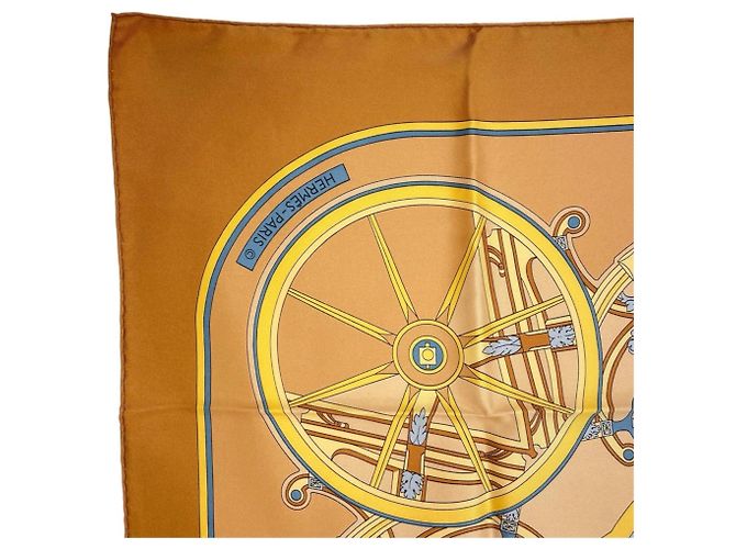 Hermès Foulard di seta Hermes George Washington's Carriage - vista 3
