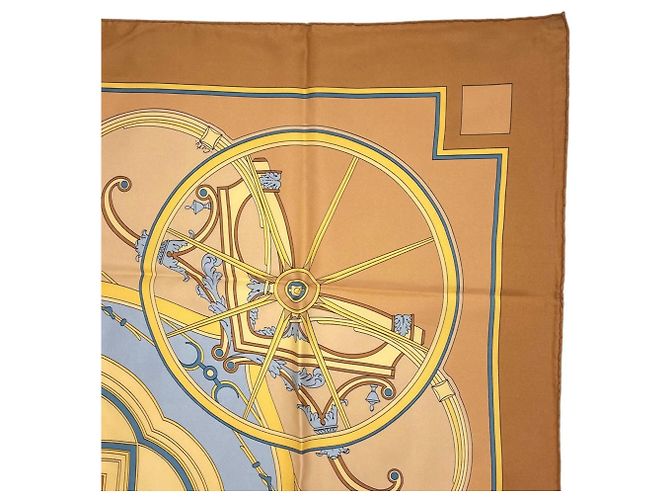 Hermès Foulard di seta Hermes George Washington's Carriage - vista 4