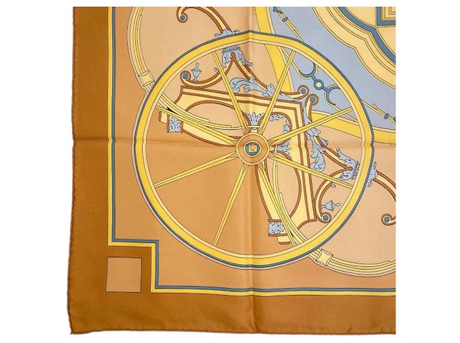 Hermès Foulard di seta Hermes George Washington's Carriage - vista 5