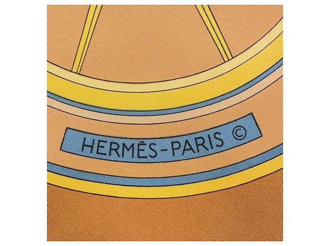 Hermès Foulard di seta Hermes George Washington's Carriage - vista 8