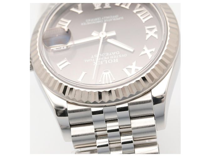 Relógio Rolex Datejust VI Diamantes em Ouro Branco e Aço Inoxidável - vista 14
