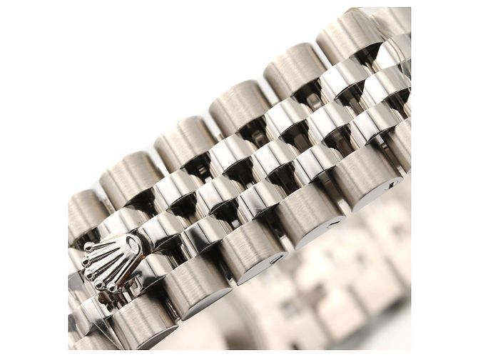 Relógio Rolex Datejust VI Diamantes em Ouro Branco e Aço Inoxidável - vista 16