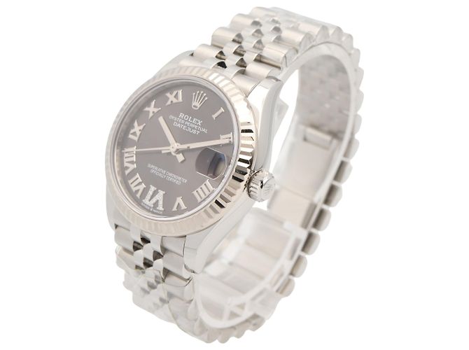 Relógio Rolex Datejust VI Diamantes em Ouro Branco e Aço Inoxidável - vista 2