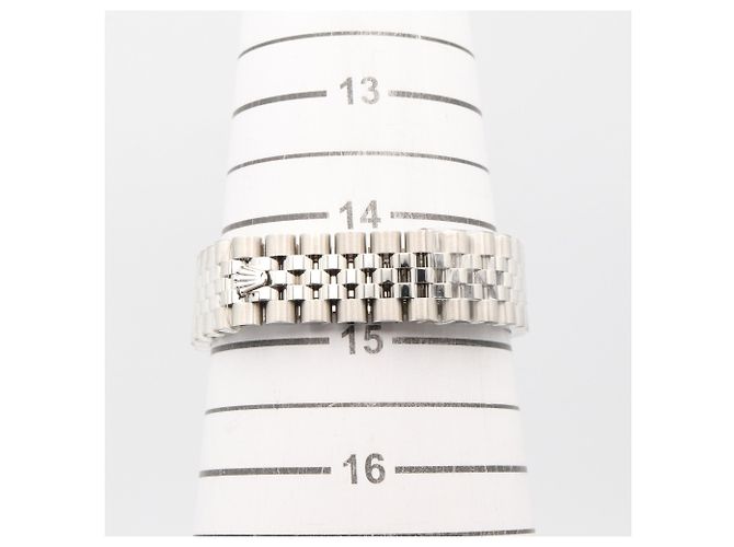 Relógio Rolex Datejust VI Diamantes em Ouro Branco e Aço Inoxidável - vista 7