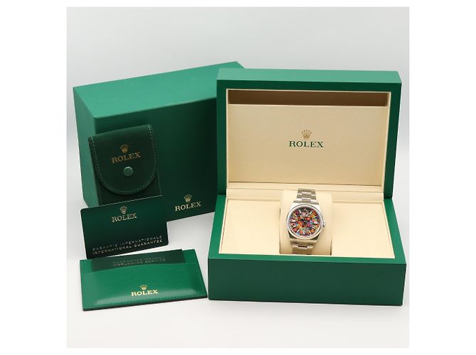 Orologio Rolex Oyster Perpetual 36 Multicolor - vista 11