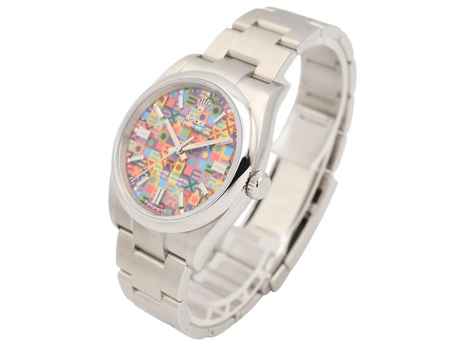 Orologio Rolex Oyster Perpetual 36 Multicolor - vista 2