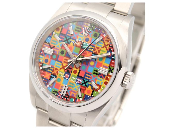 Orologio Rolex Oyster Perpetual 36 Multicolor - vista 3
