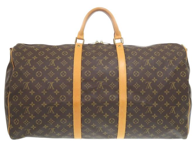 Borsa Louis Vuitton Keepall Bandoulière 60 Monogram - vista 2