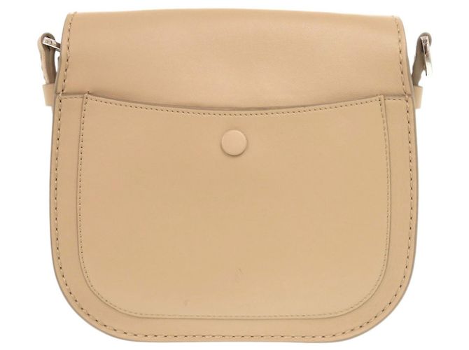 Tod's Double T Schultertasche aus Leder Beige - Ansicht 2