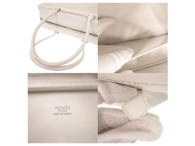 Hermès Borsa Hermes Plume 32 Courchevel Toile H - vista 7