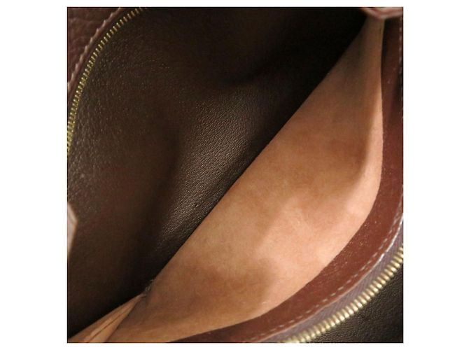 Hermès Borsa Hermes Birkin 30 Togo in Chocolate - vista 7