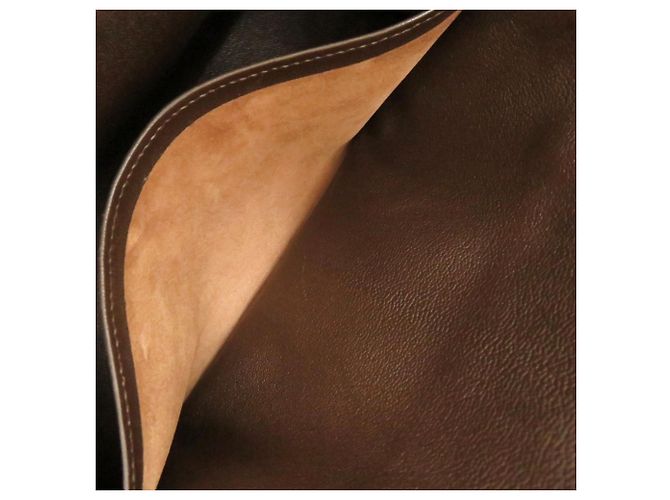 Hermès Borsa Hermes Birkin 30 Togo in Chocolate - vista 8