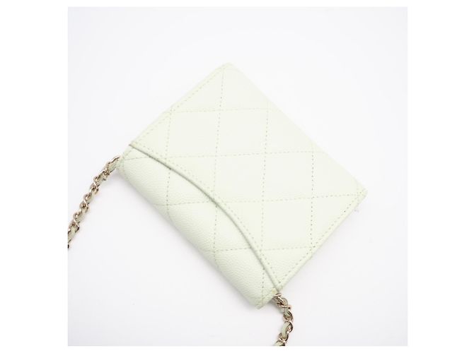 Borsa a tracolla mini portafoglio Chanel Matelassé Classic Chain - vista 2