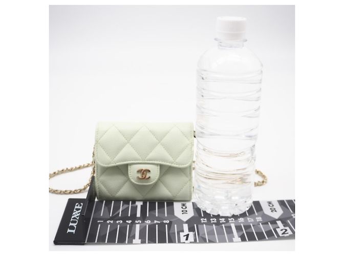 Borsa a tracolla mini portafoglio Chanel Matelassé Classic Chain - vista 3