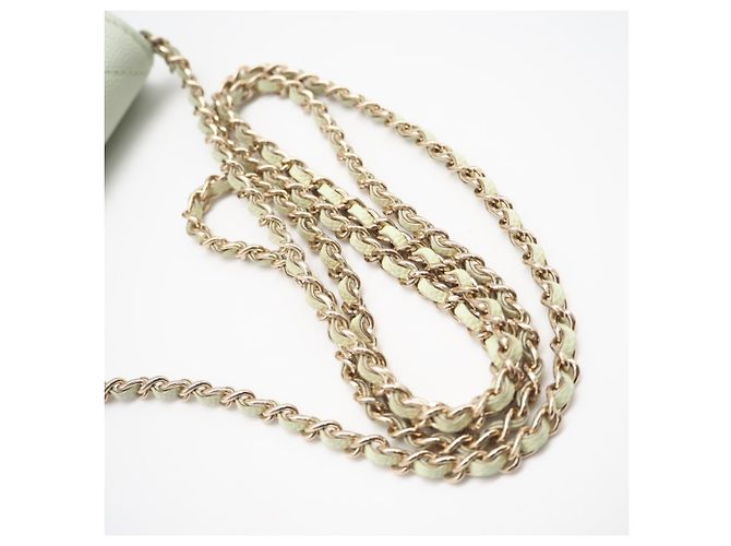 Borsa a tracolla mini portafoglio Chanel Matelassé Classic Chain - vista 5
