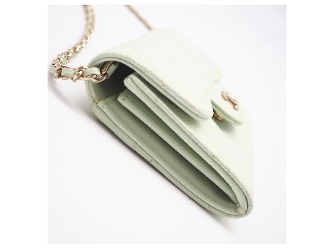 Borsa a tracolla mini portafoglio Chanel Matelassé Classic Chain - vista 8
