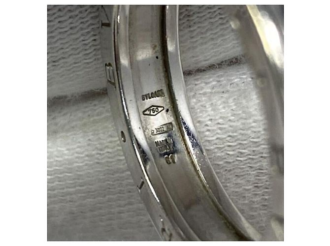 Bulgari Anello Bvlgari 750 Stamped Zero One XS Band Ring - vista 7