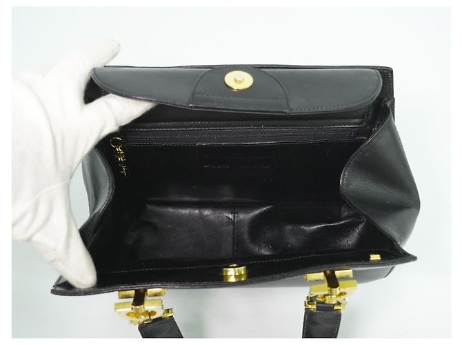 Salvatore Ferragamo Gancini Top Handle Leather - vista 3