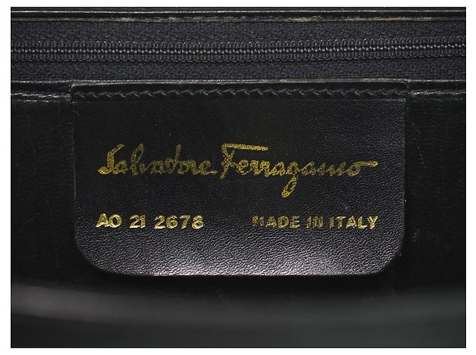 Salvatore Ferragamo Gancini Top Handle Leather - vista 4