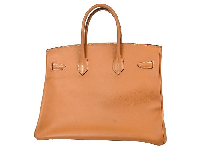 Hermès Hermes Birkin Brown Courchevel con Gold Hardware 35 - vista 2