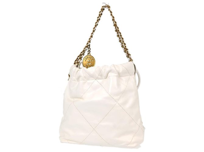 Chanel 22 Chain Hobo Quilted Calfskin Mini - vista 2