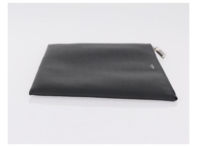 Autre Marque Pouch con zip Saint Laurent Letters in pelle Large - vista 3
